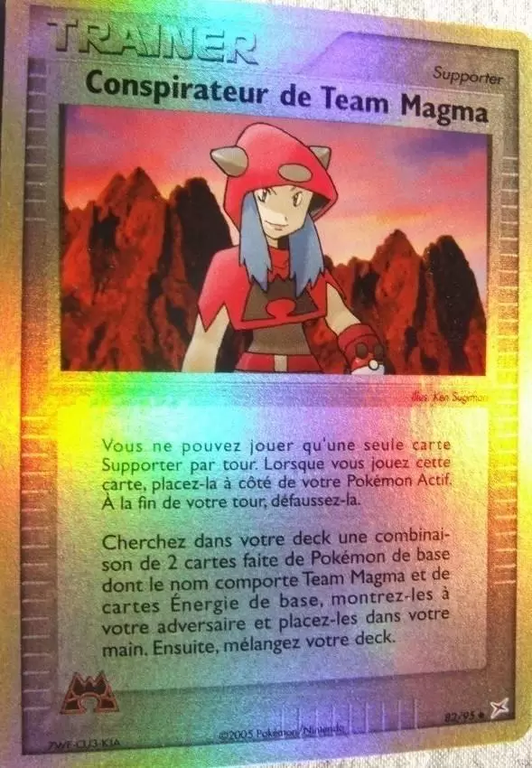 EX Team Magma VS Team Aqua - Conspirateur de Team Magma Reverse