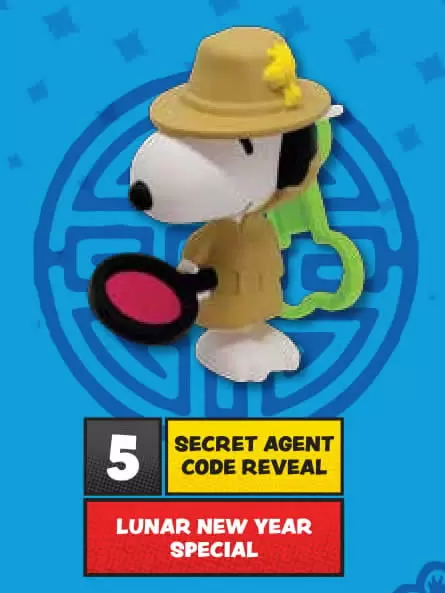 Happy Meal - Peanuts (2018) - Secret Agent Code Reveal