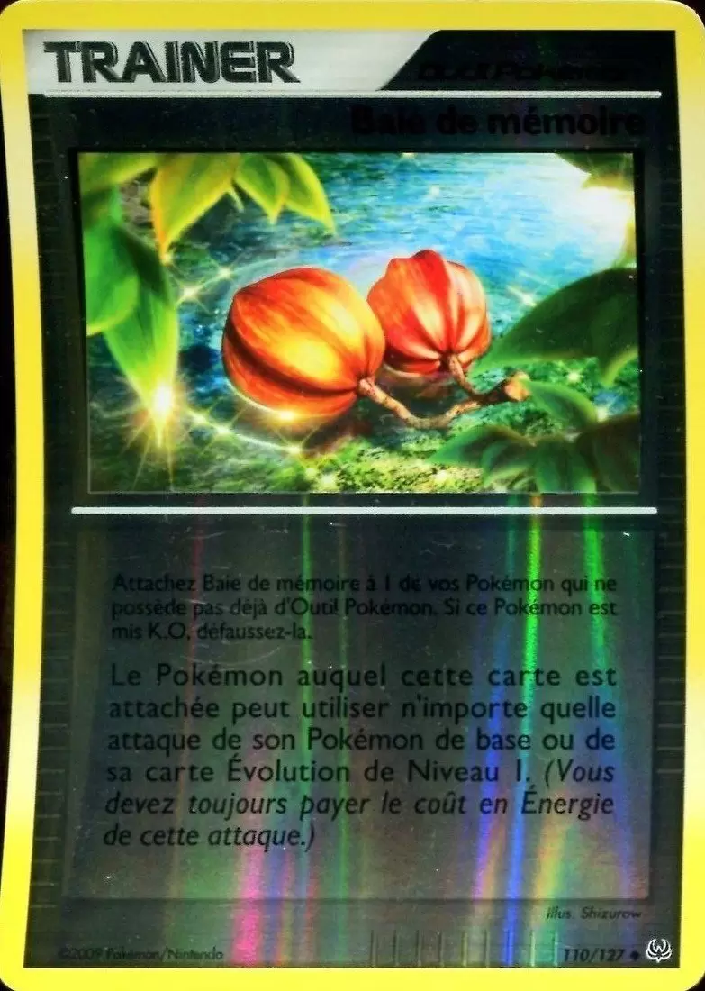 Pokémon Série Platine - Baie de mémoire Reverse