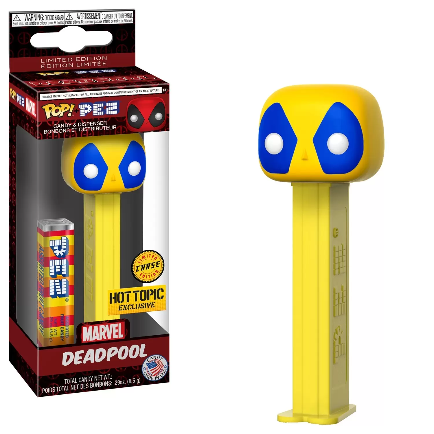 Pop! PEZ - Marvel - Deadpool Yellow & Blue