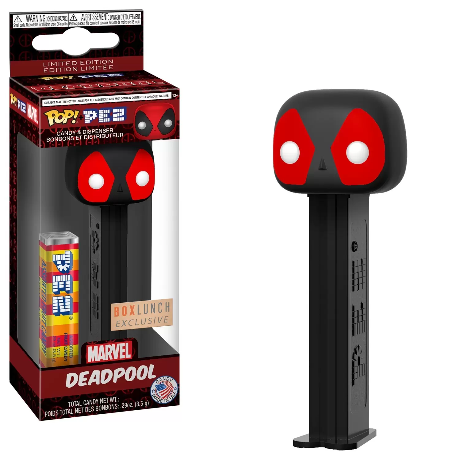 Pop! PEZ - Marvel - Deadpool Black & Red