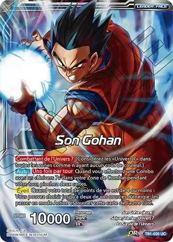 The Tournament of Power [TB1] - Son Gohan / Son Gohan, Leader de l\'Univers 7