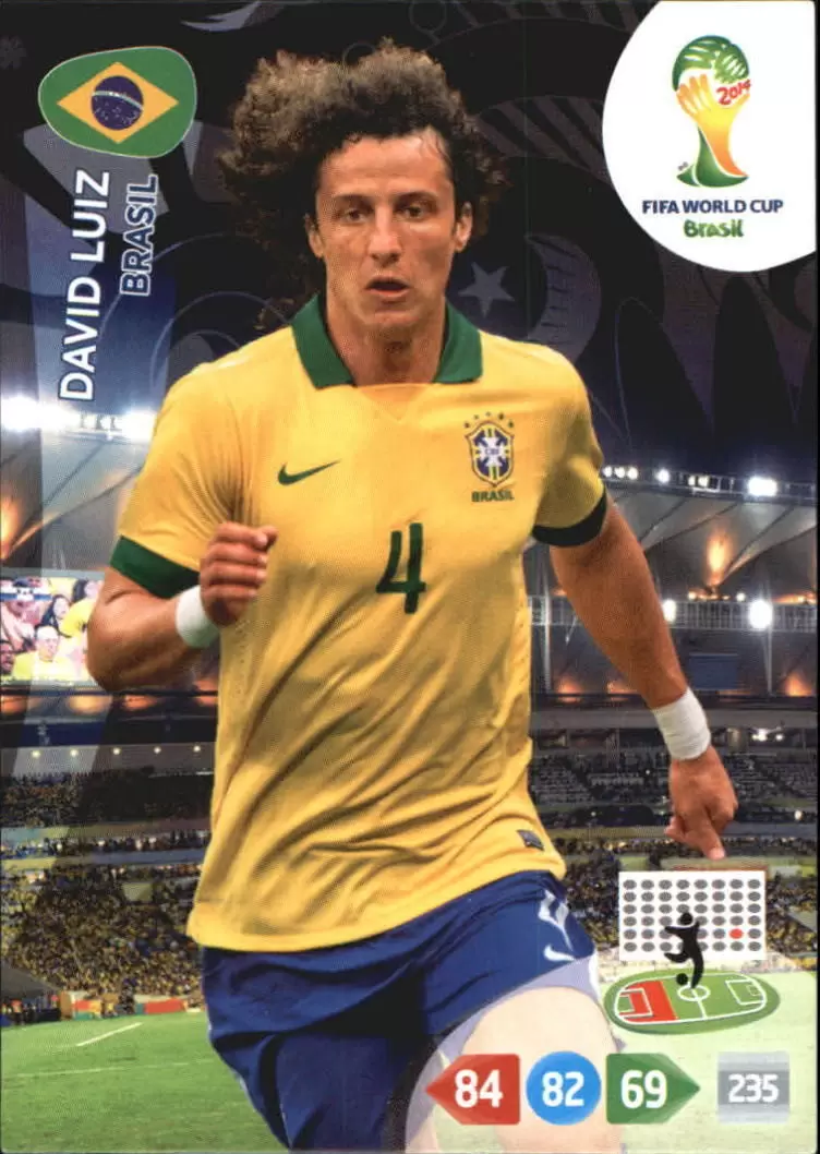 Adrenalyn XL Brazil 2014 - David Luiz