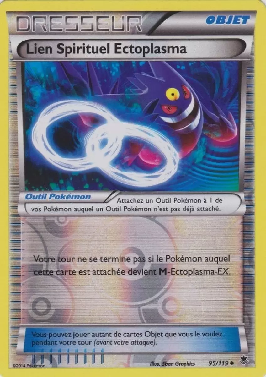 Pokémon XY Vigueur Spectrale - Lien Spirituel Ectoplasma Reverse