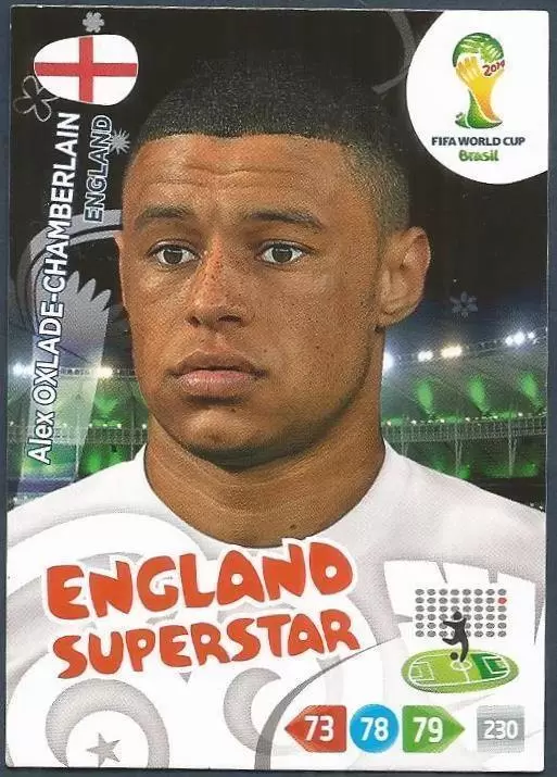 Adrenalyn XL Brazil 2014 - Alex Oxlade-Chamberlain