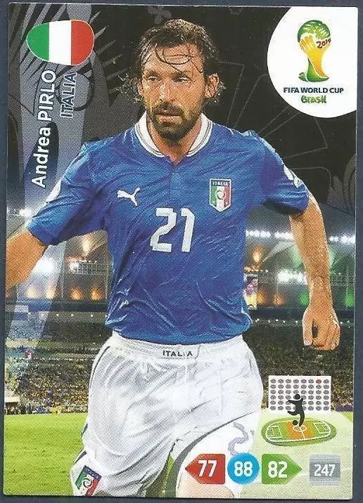 Adrenalyn XL Brazil 2014 - Andrea Pirlo