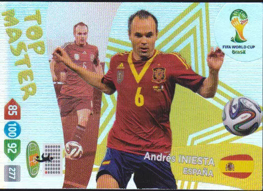 Adrenalyn XL Brazil 2014 - Andrés Iniesta