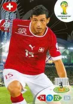 Adrenalyn XL Brazil 2014 - Blerim Džemaili