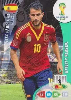 Adrenalyn XL Brazil 2014 - Cesc Fàbregas