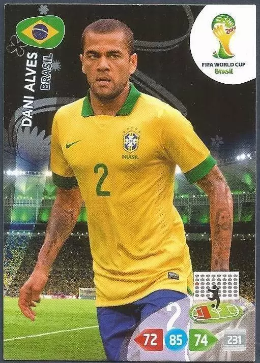 Adrenalyn XL Brazil 2014 - Dani Alves