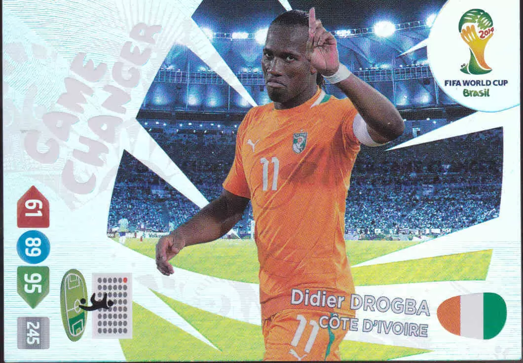 Adrenalyn XL Brazil 2014 - Didier Drogba