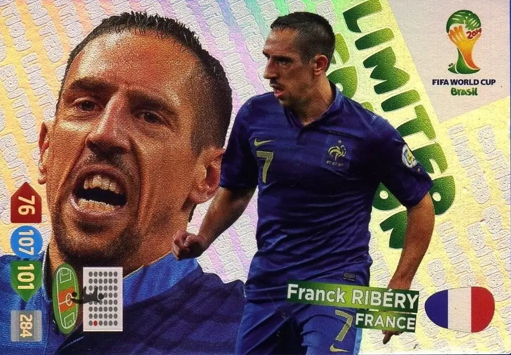 Adrenalyn XL Brazil 2014 - Franck Ribery