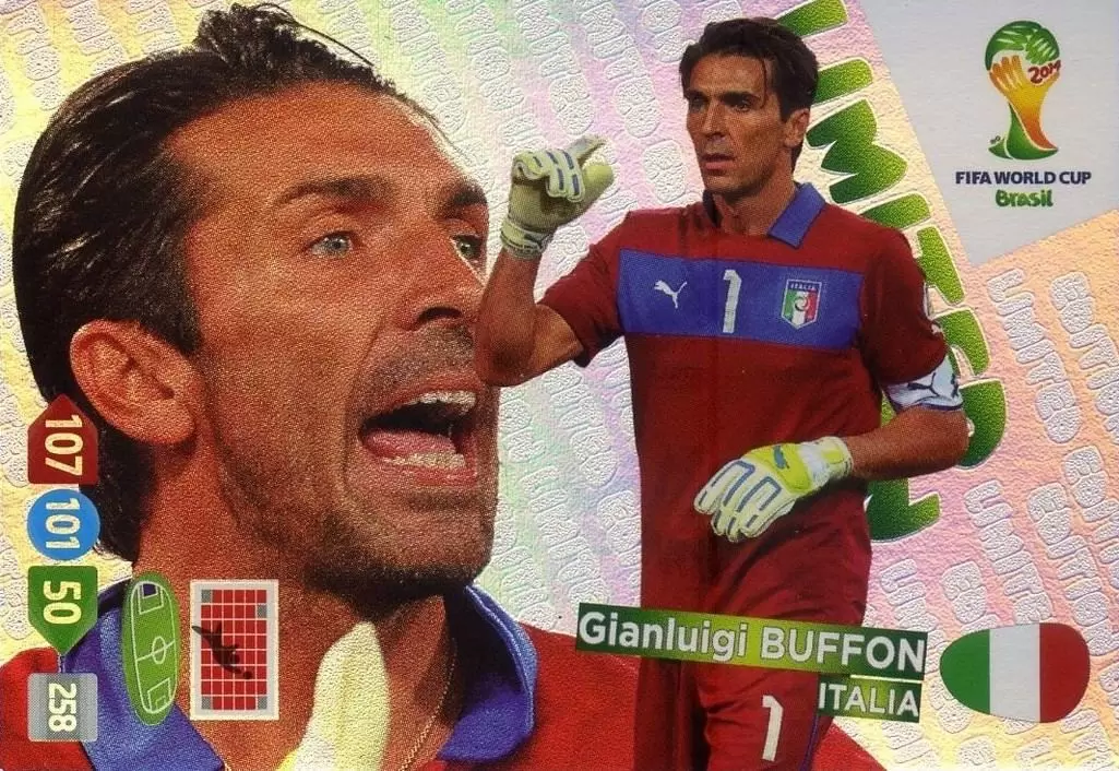 Adrenalyn XL Brazil 2014 - Gianluigi Buffon