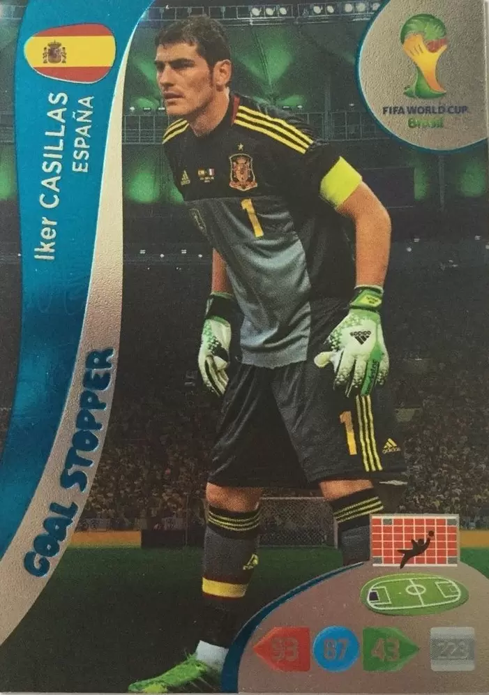 Adrenalyn XL Brazil 2014 - Iker Casillas