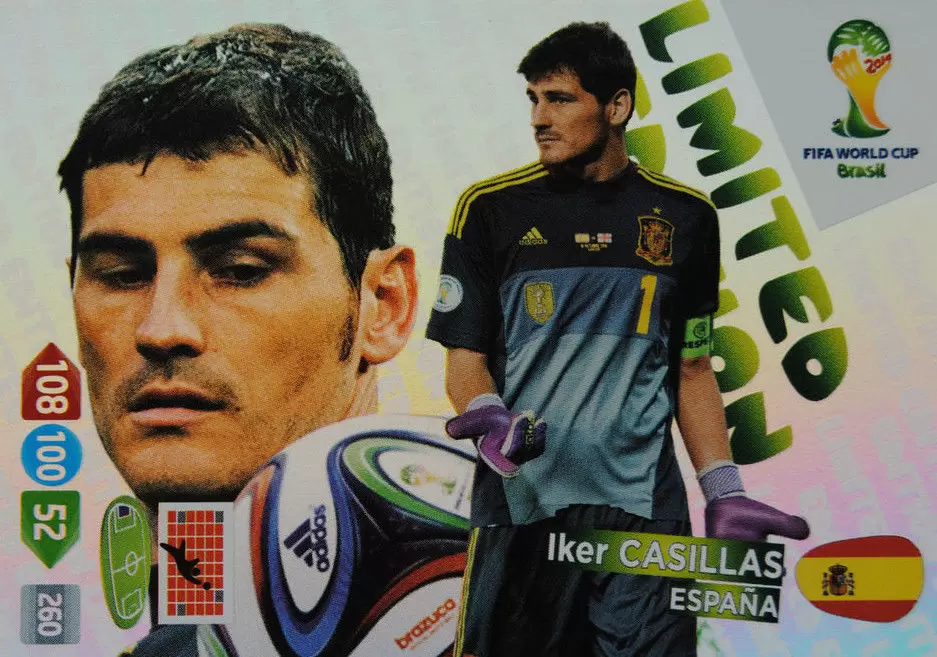 Adrenalyn XL Brazil 2014 - Iker Casillas