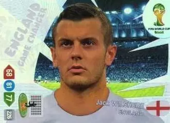 Adrenalyn XL Brazil 2014 - Jack Wilshere