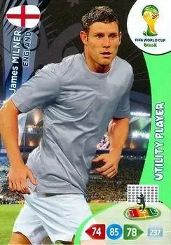 Panini Adrenalyn XL World Cup 2014-135 Utility Player James Milner
