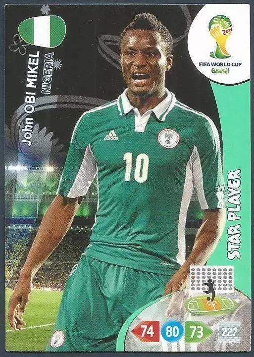 Adrenalyn XL Brazil 2014 - John Obi Mikel