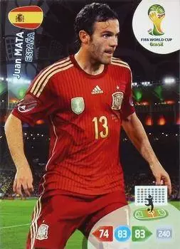 Adrenalyn XL Brazil 2014 - Juan Mata