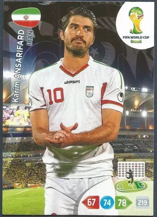 Adrenalyn XL Brazil 2014 - Karim Ansarifard