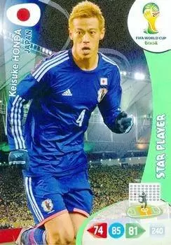 Base Card Makoto Hasebe Panini Adrenalyn XL World Cup 2014-230 