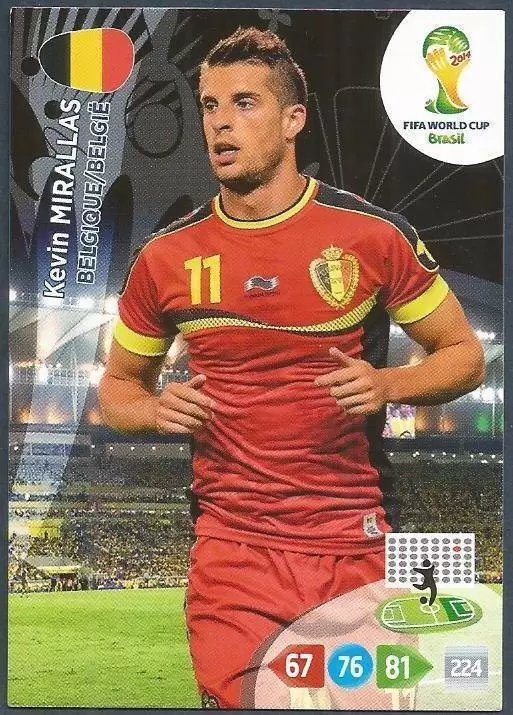 Adrenalyn XL Brazil 2014 - Kevin Mirallas