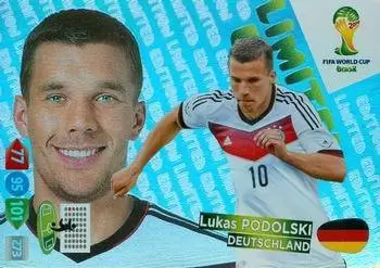 Adrenalyn XL Brazil 2014 - Lukas Podolski