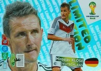 Adrenalyn XL Brazil 2014 - Miroslav Klose