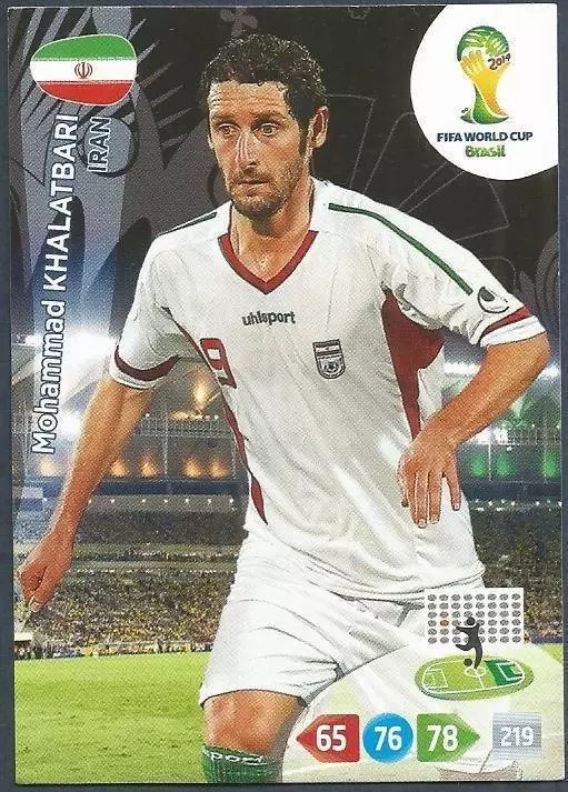 Adrenalyn XL Brazil 2014 - Mohammad Khalatbari