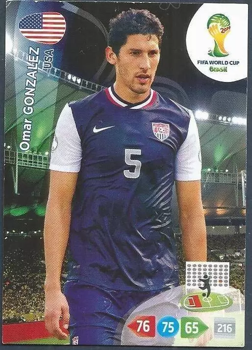 Adrenalyn XL Brazil 2014 - Omar Gonzalez
