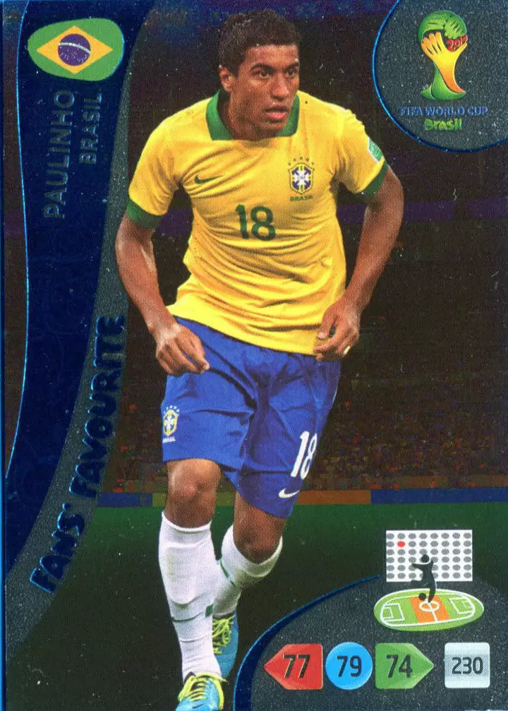 Adrenalyn XL Brazil 2014 - Paulinho