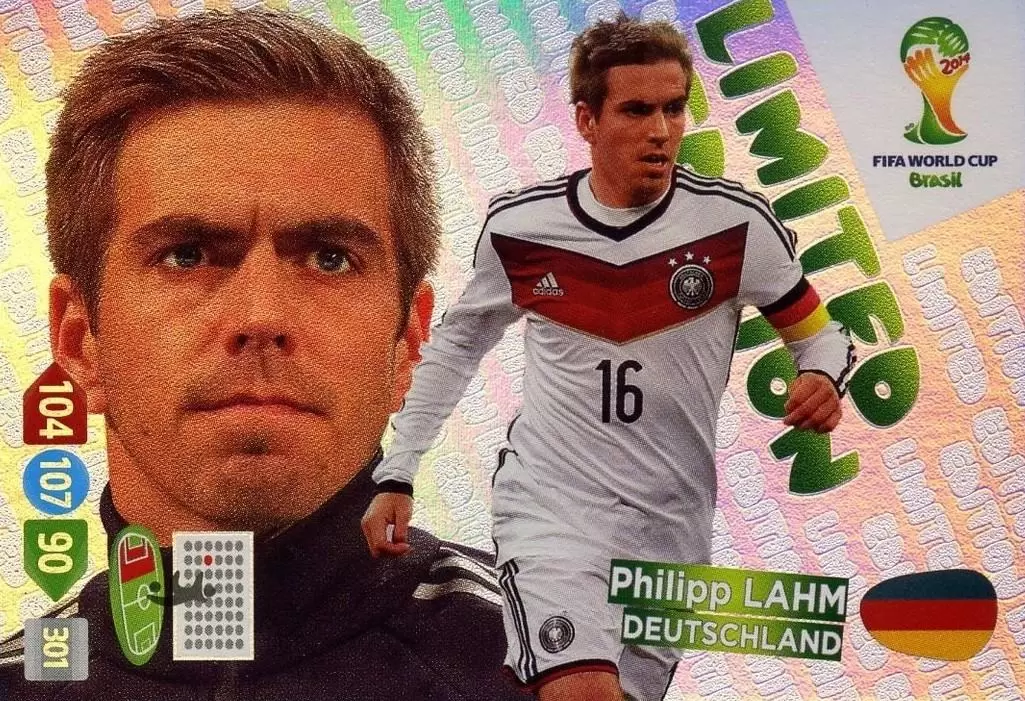 Adrenalyn XL Brazil 2014 - Philipp Lahm