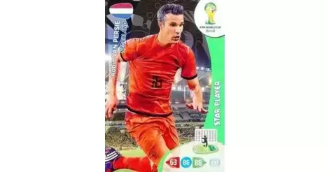 Panini 145 Robin van Persie Niederlande FIFA WM 2014 Brasilien 