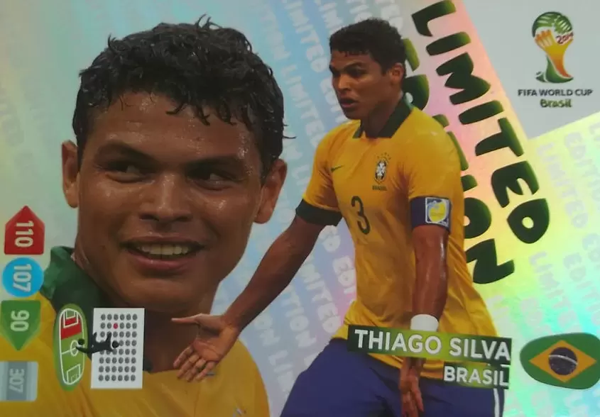 Adrenalyn XL Brazil 2014 - Thiago Silva
