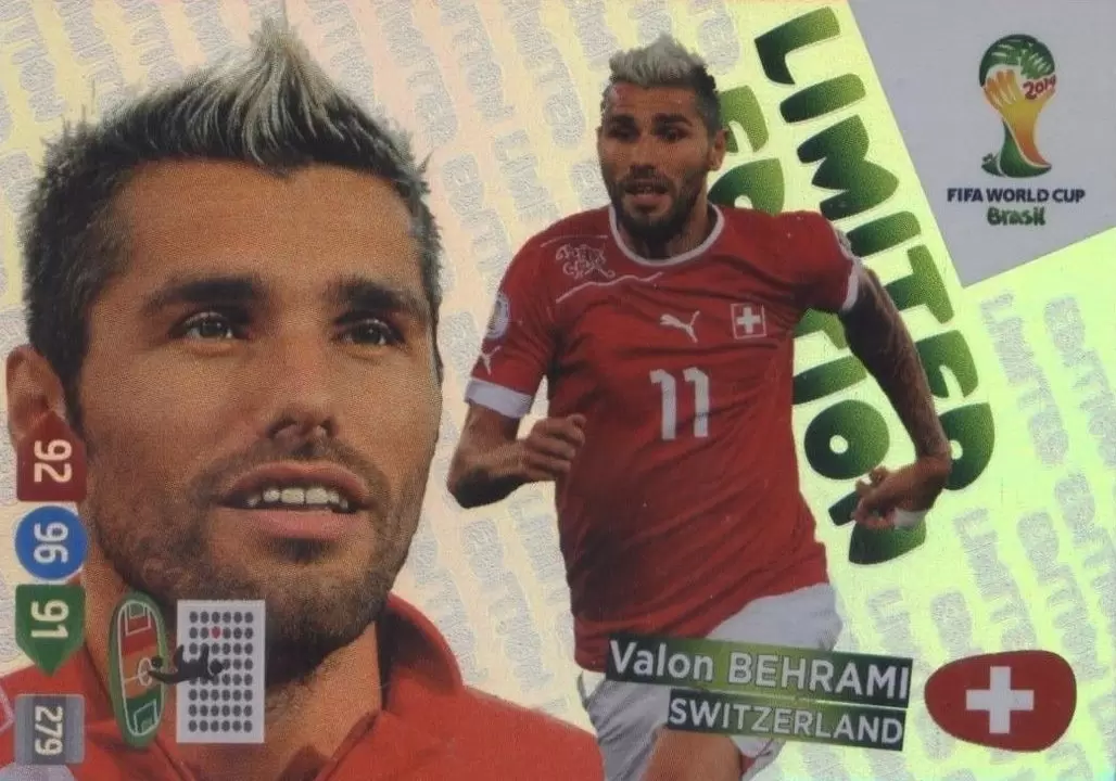 Adrenalyn XL Brazil 2014 - Valon Behrami