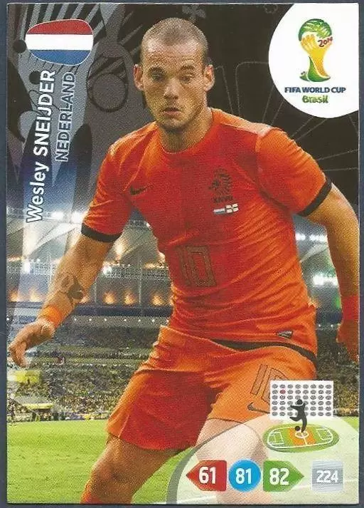 Adrenalyn XL Brazil 2014 - Wesley Sneijder