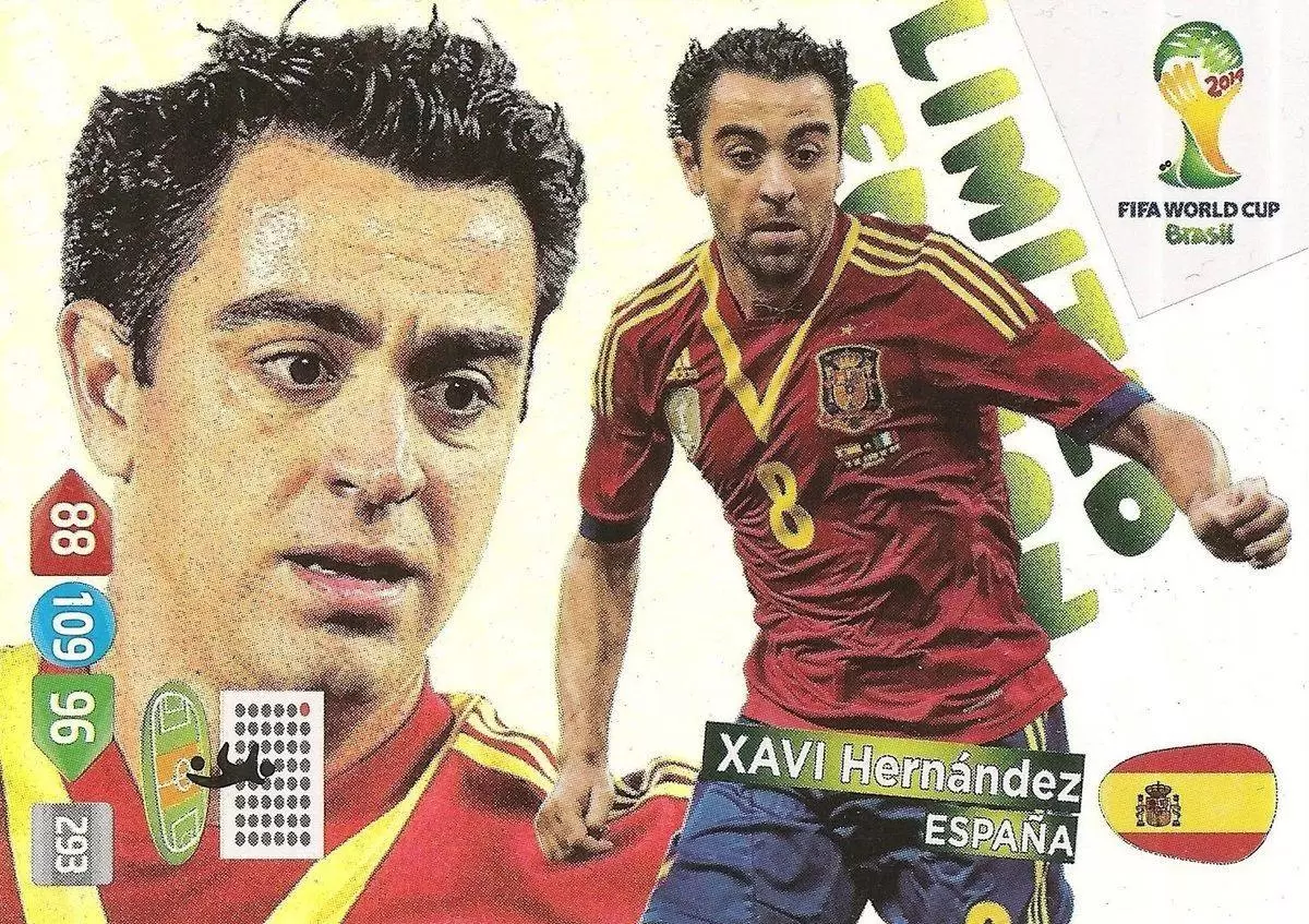 Adrenalyn XL Brazil 2014 - Xavi Hernández