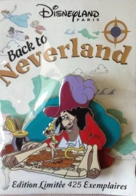 Back to Neverland - Capitaine Crochet avec carte