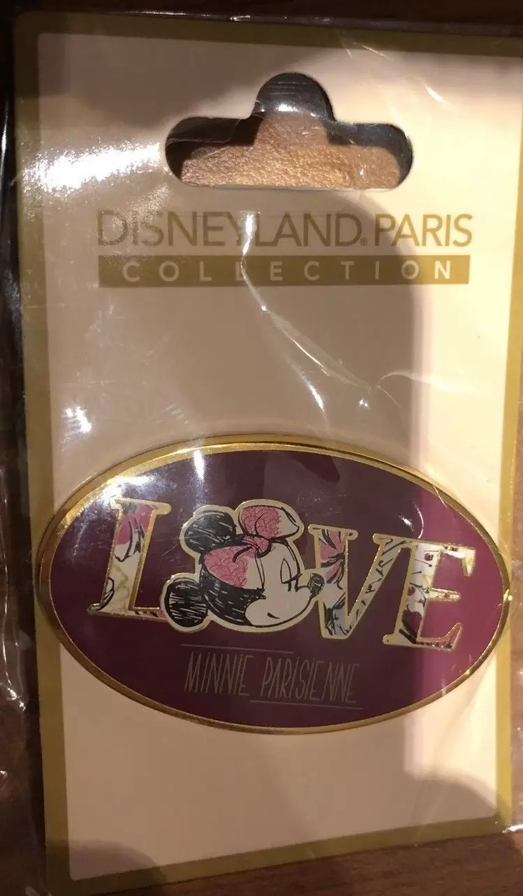Disney Pins Open Edition - DLP - Minnie Parisienne - LOVE