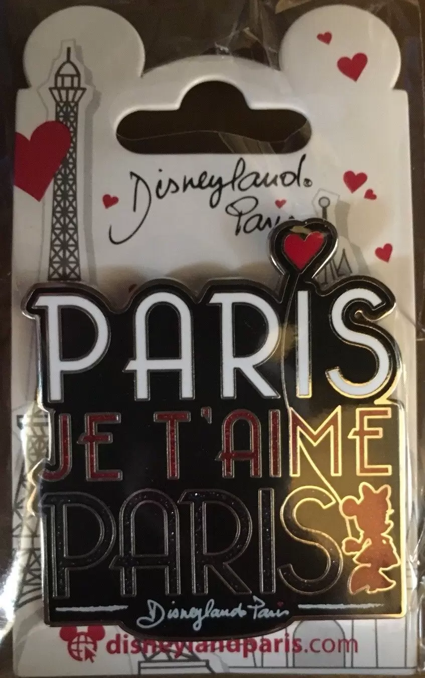 Disney Pins Open Edition - DLP - Paris I Love You
