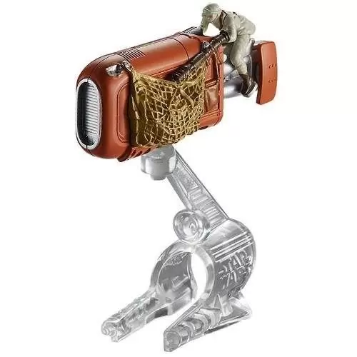 Die Cast Vehicle - Hot Wheels Star Wars - Rey Speeder