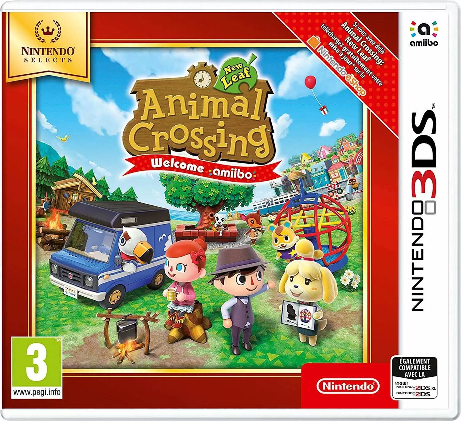 Jeux Nintendo 2DS / 3DS - Animal Crossing New Leaf Welcome Amiibo (Nintendo Selects)