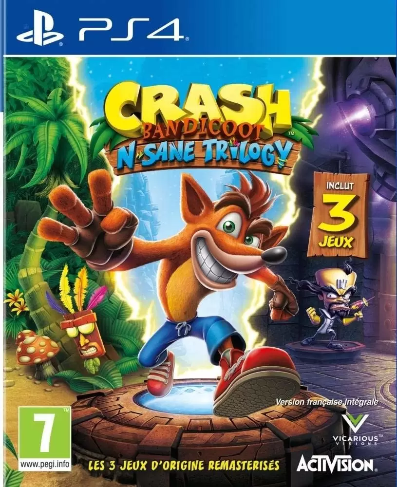 PS4 Games - Crash Bandicoot N. Sane Trilogy