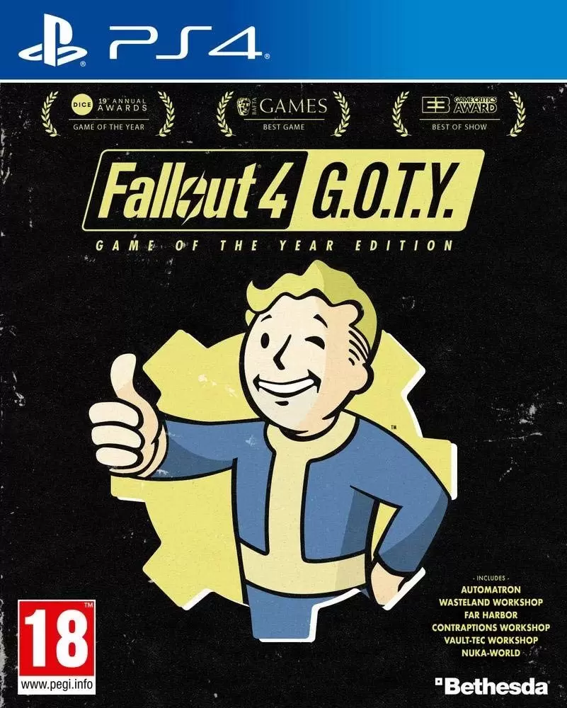 Jeux PS4 - Fallout 4 - Game Of The Year