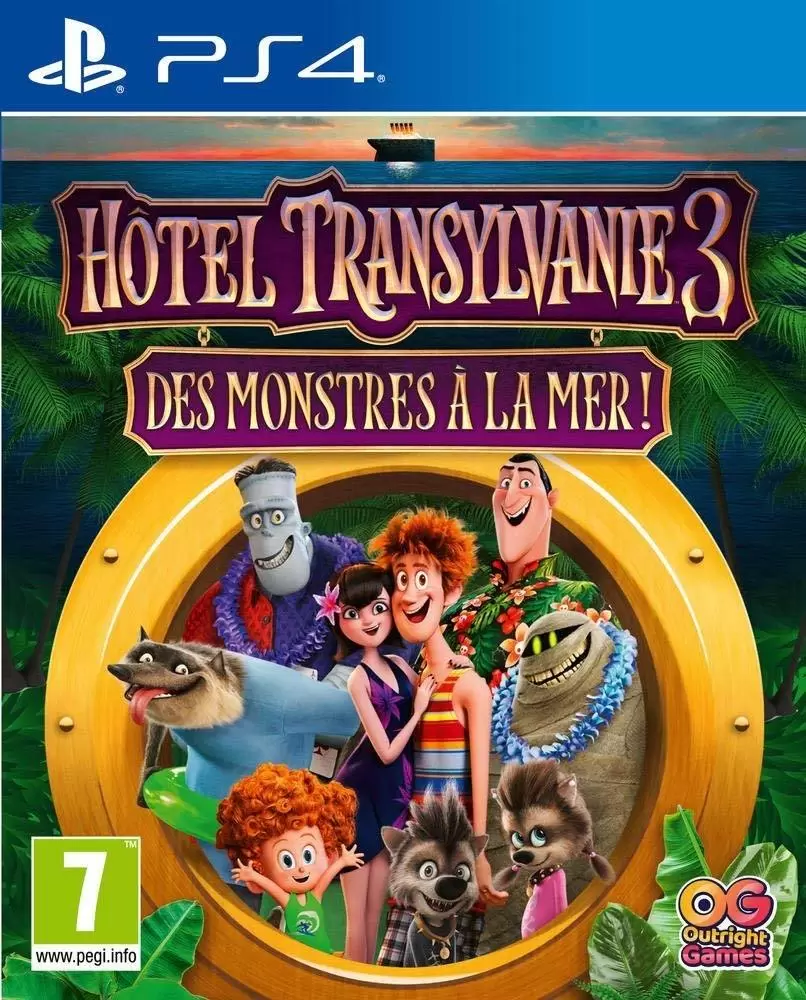 Jeux PS4 - Hotel Transylvanie 3 Des Monstres à la Mer !