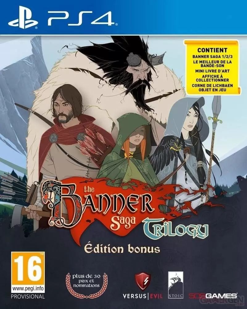 PS4 Games - The Banner Saga Trilogy Edition Bonus
