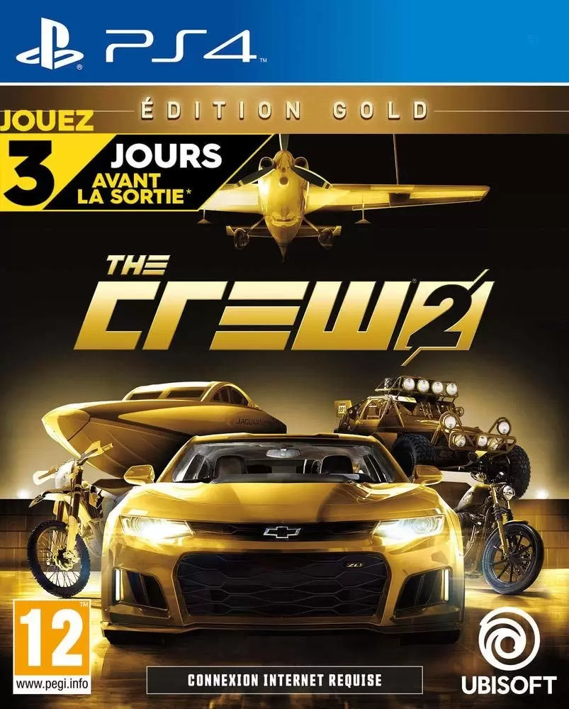 Jeux PS4 - The Crew 2 - Edition Gold