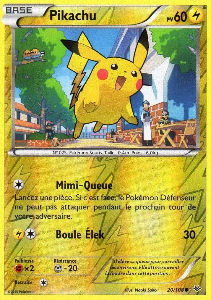 Pokémon XY Ciel rugissant - Pikachu Reverse