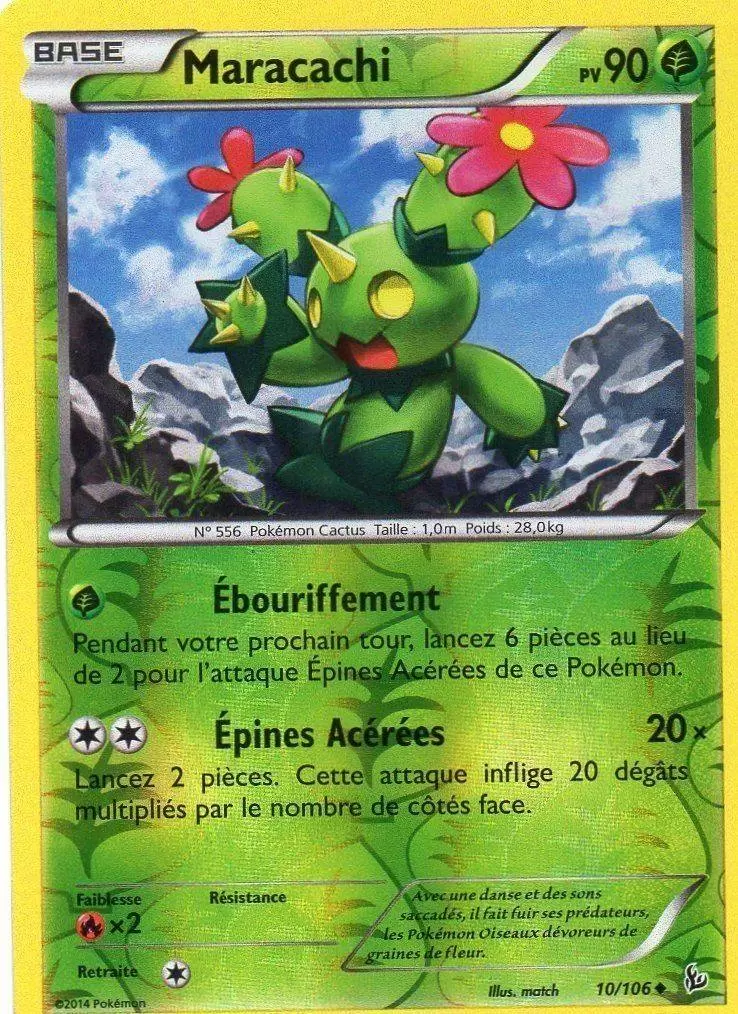 Pokémon XY Etincelles - Maracachi Reverse