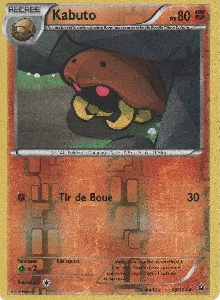 Pokémon XY Impact des destins - Kabuto Reverse